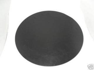Black ABS Circular Paintable Plastic Sheet 15Dia x1 8THK Hobby 