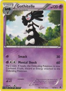   Parallel Reverse Foil Pokemon Card Black White Emerging