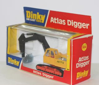   Toys 984 Atlas Digger Yellow Orange Black Jib Scarce Window Box