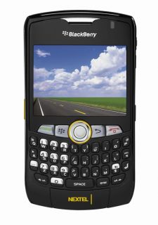 Blackberry Curve 8350i Black Nextel WiFi QWERTY Cell Phone