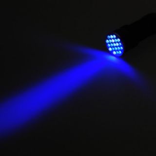 395 nM UV Ultra Violet 21 LED Blacklight Flashlight, 7305UV395