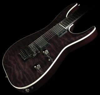   Horizon Fr II Electric Guitar See thru Quilted Maple Top Black