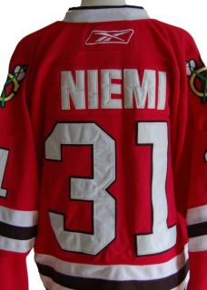 Antti Niemi Chicago Blackhawks CCM Official NHL Hockey Jersey XL 48 
