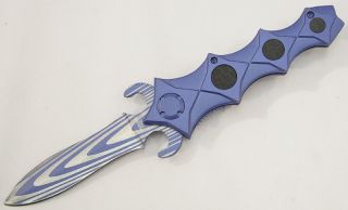 Blue Star Lite Fantasy Folding Pocket Knife w Belt Clip
