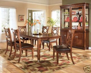 BLANCHE 7pcs FORMAL TRADITIONAL RECTANGULAR DINING ROOM TABLE CHAIRS 