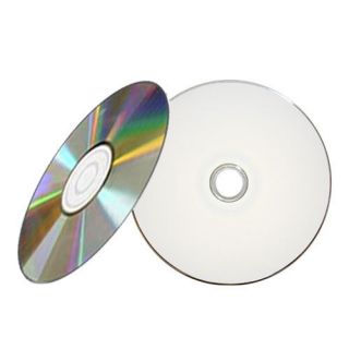 500 52x White Inkjet Hub Printable Blank CD R Disc Media Expedited 