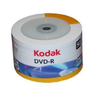 50 16x Kodak Logo DVD R DVDR Recordable Blank Disc Media 4 7GB