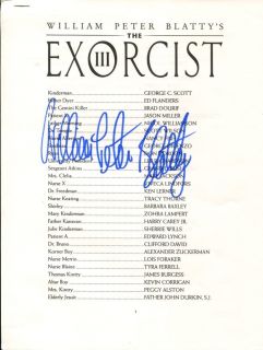 William Peter Blatty Signed Autograph The Exorcist