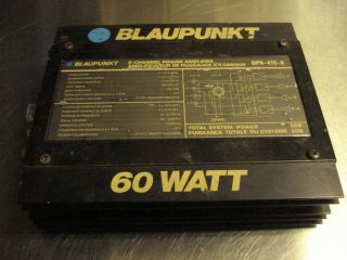Blaupunkt BPA 415A Old School 4 Channel Power Amplifier