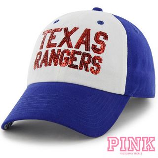   Victorias Secret Pink Texas Rangers MLB Bling Baseball Cap Hat O/S