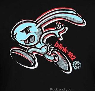 Blink 182 Black Bunny Pop Punk Rock T Shirt XL NWT