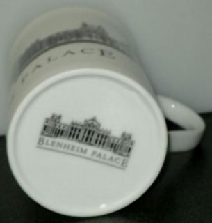 Blenheim Palace Mug Black White Porcelain Oxfordshire England UK 