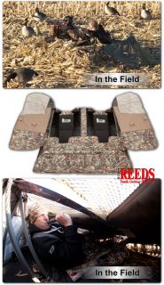 banded two man layout ground blind max 4 camo 08651