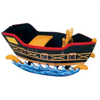   Wooden Pirate SHIP Rocking Horse Boat Rocker Kids Childrens Toy