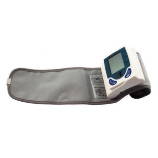 Digital LCD Wrist Cuff Arm Blood Pressure Monitor Heart Beat Meter 