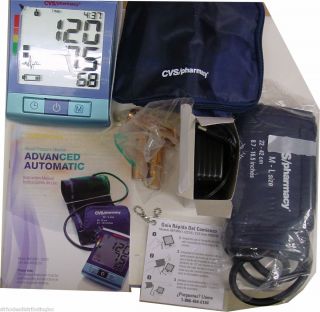 NEW CVS Blood Pressure Machine Model BP3MV1 1ECVS Med Large Cuff