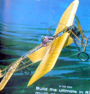 Vintage BLERIOT Musciano UC Scale MI Model Airplane PLAN 