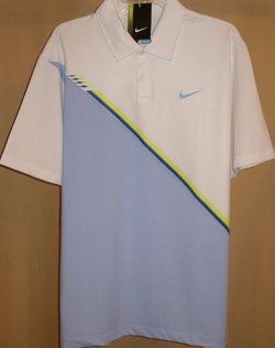 Nike Dri Fit Slide Print Short Sleeve Polo LG 101