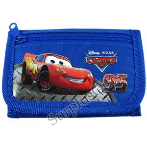   one brand new Disney Cars Lightning McQueen Wallet in Blue   WDC1539