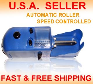 new electric cigarette roller rolling machine blue