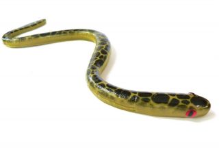 BOGS 12 INCH GREEN SPOTTED WATER SNAKE BIG BASS PIKE LURE TROPHY BAIT 
