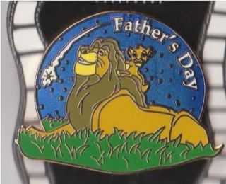 Simba Mufasa Lion King Fathers Day Le DSF Disney Pin