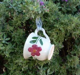 Blue Ridge Southern Potteries Childs Petunia Laurel Wreath Set of 6 