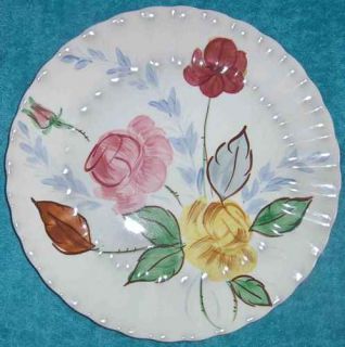 Blue Ridge Pottery Carols Roses Dinner Plate s 070812B