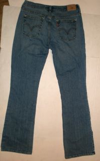 Levis Misses 515 Blue Jeans Red Tab Size 8 Long 31x33