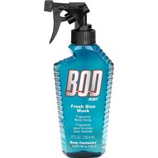 Bod Man Fragrance Body Spray Fresh Blue Musk 8oz