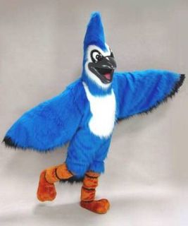 Blue Jay Bird Mascot Head Costume Halloween Prop
