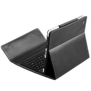 Bluetooth Wireless Keyboard for iPad 2 Leather Case