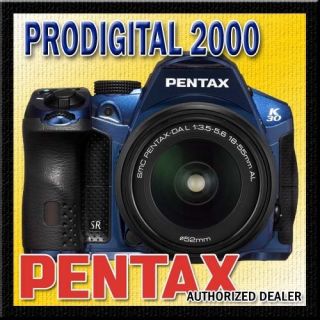 New Pentax K 30 Digital SLR Blue w 18 55mm Lens Kit