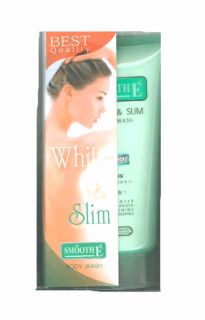 New Smooth E White Slim Body Wash Non Ionic 4 in 1