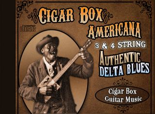 1920s Silvertone Delta Blues Cigar National Harmony Box Dobro Slide 