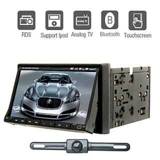 Din Bluetooth Car CD DVD Player 7 Touch Screen Stereo iPod TV FM AM 