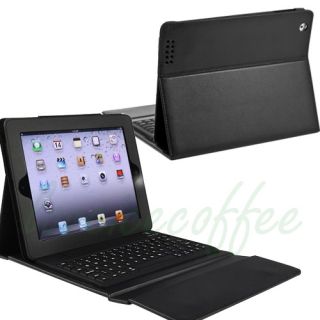   2nd Gen Black Stand Leather Case Cover With Bluetooth Keyboard Black