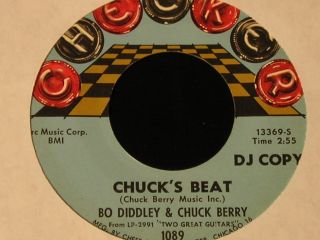 Bo Diddley Chuck Berry Bos Beat 64 Promo 45 Clean