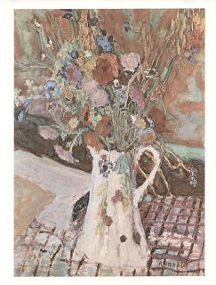 Pierre Bonnard Print Bouquet de Fleurs