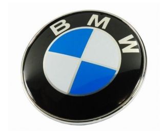 82mm BMW M X Z 1 3 5 6 7 Series Chrome Hood Trunk EMBLEM Logo Badge 