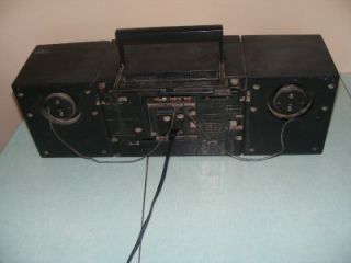 Working Vintage Ghetto Blaster Boombox Tape Deck Am FM Panasonic RX 