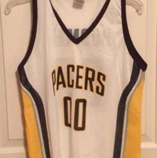 Indiana Pacers Jersey Boomer 00 Autographed by Boomer Boys Size 18 20 