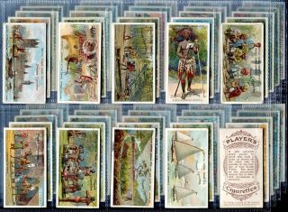 Tobacco Card Set John Player British Empire Series Culture Dress 1904 