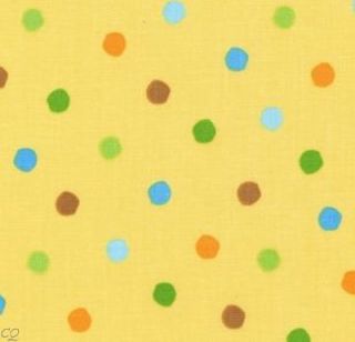Celebrate Dr. Seuss 2 Baby Seuss Polka Dots Zoo Spots Yellow Brown Fat 