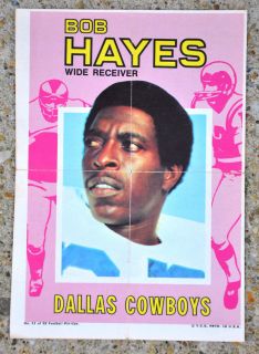 1971 Dallas Cowboys Bob Hayes Topps Football Pin UPS