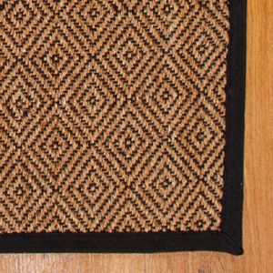 size 6 x9 color material 100 % natural sisal rug