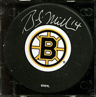 Bob Miller Boston Bruins Auto Puck Autograph Signed