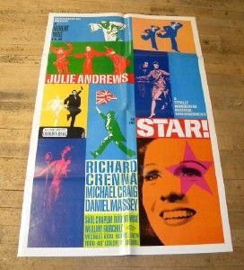 julie andrews star psychedelic one sheet 1968