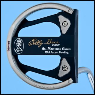 Bobby Grace Golf AMG Triumph Belly Heel Putter with Fitter Leather 