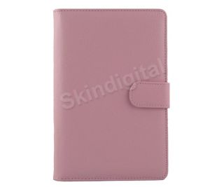 For Nook Tablet Nook Color Pink Leather Case Cover Jacket